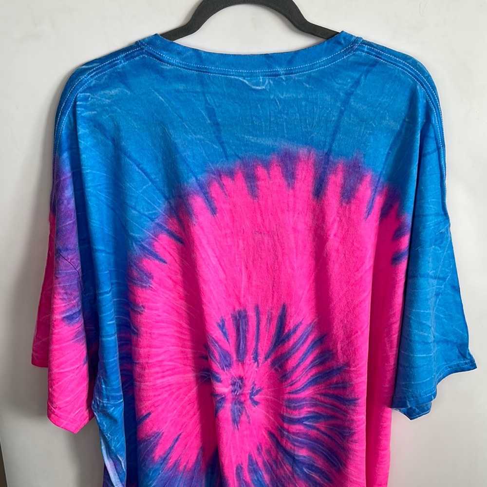 Bahamas Tie-Dye T-Shirt - Pink and Blue - Picture 6 of 7